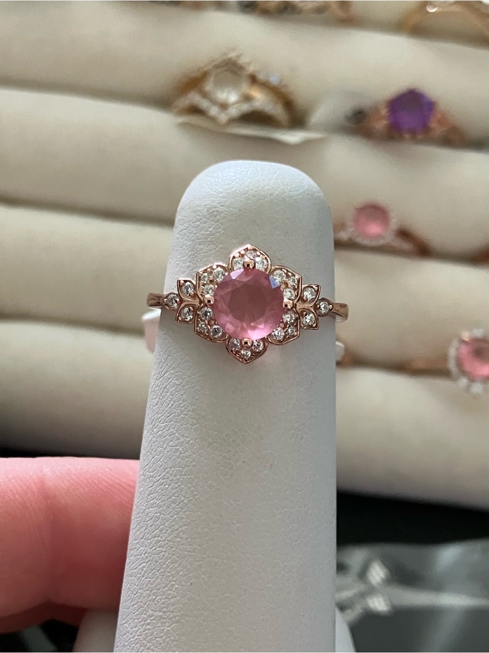 NWT OG Charmed Aroma Pink Flamingo Ring